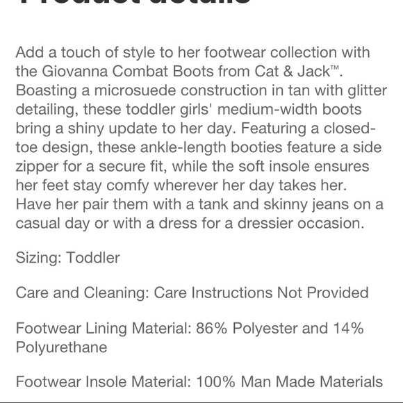 Cat & Jack Shoes Cat Jack Red Glitter Boots New Poshmark